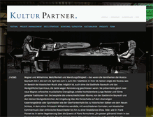 Tablet Screenshot of kulturpartner.de