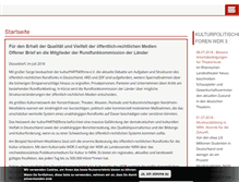 Tablet Screenshot of kulturpartner.net